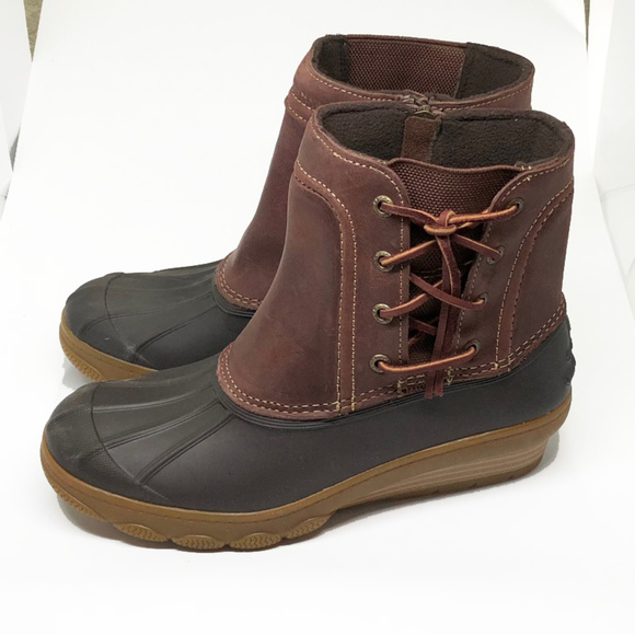 sperry zip boots